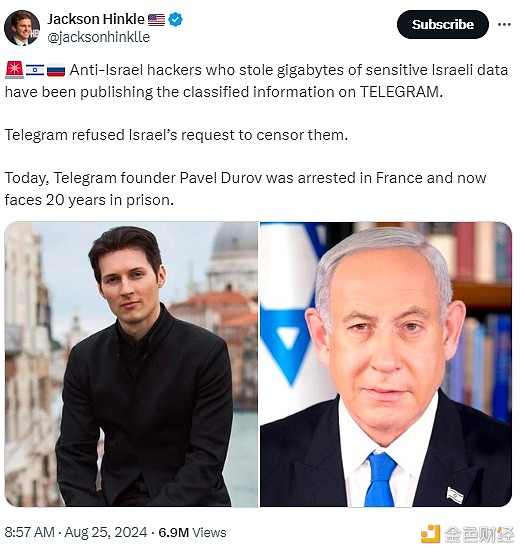Telegram創始人被捕案：到底是誰要逮他 各方人 圖片