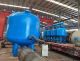 淺層砂過濾器(工業循環水旁濾)品牌中遠通過濾器廠家-工業處理設備淺層砂過濾器